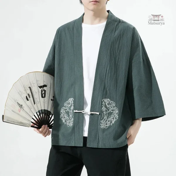 Veste style kimono pour un look moderne
