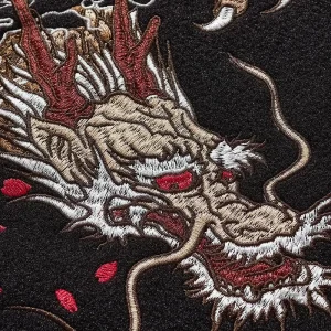 Sukajan avec design dragon coloré