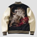 Veste Sukajan avec motif oriental