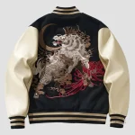 Brocade dragon sur veste Sukajan