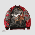Veste homme Sukajan en satin léger