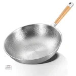 Wok japonais en acier inoxydable