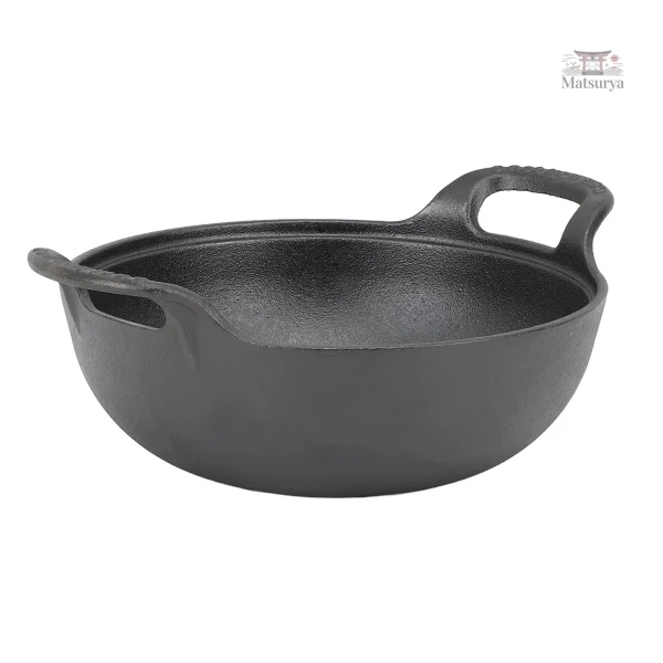 Marmite wok en acier pour recettes japonaises