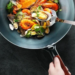 Wok Japonais à induction pour une cuisson authentique