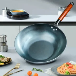 Wok traditionnel japonais, compatible avec induction