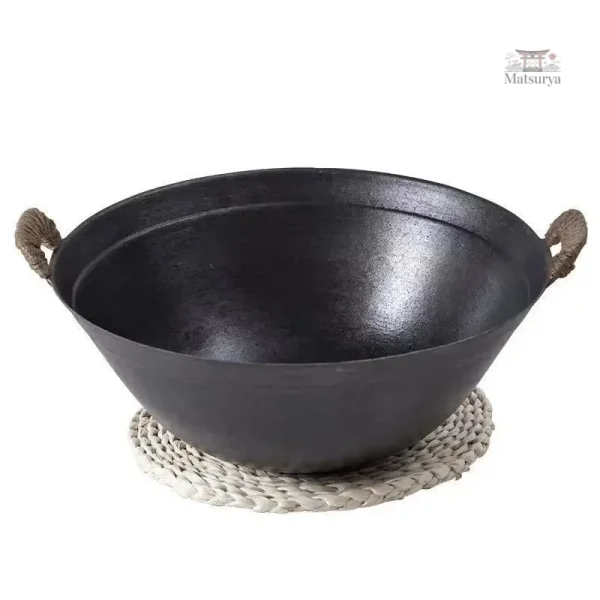 Wok avec couvercle pour cuisine asiatique