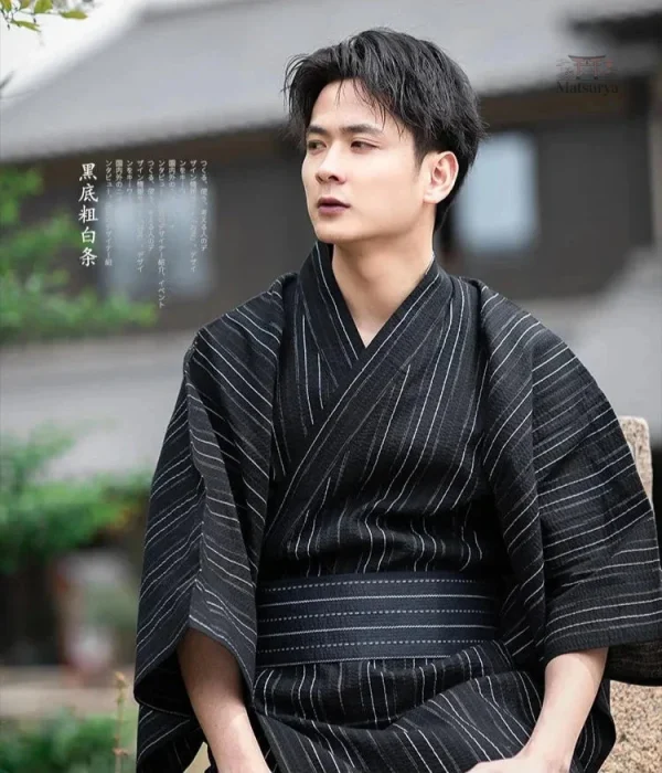 Kimono homme en coton léger pour l'été
